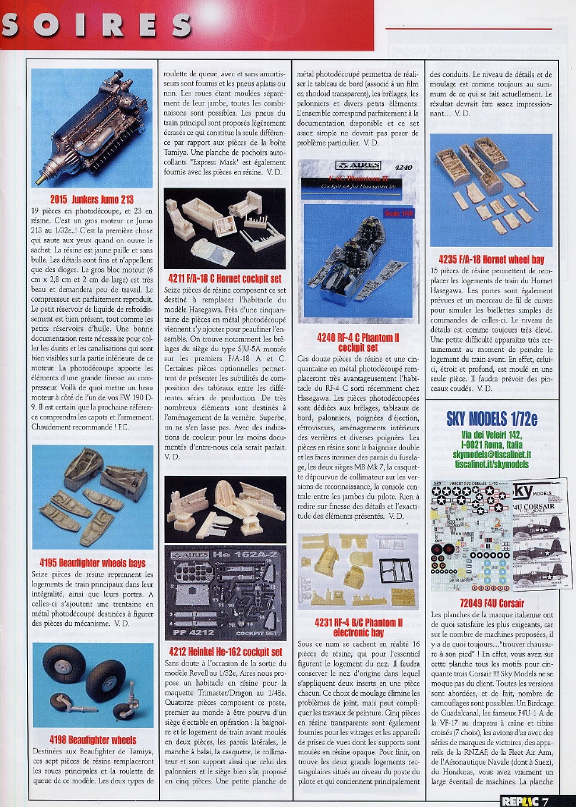 Replic 168 - Avenger, P-40, Barracuda